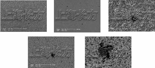 硅片表面黑点的扫面电子显微镜照片